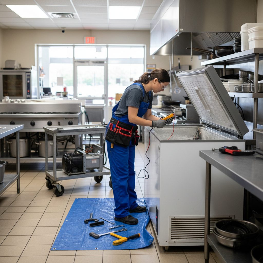 Freezer Repair performed by a St. Pete Appliance Repair Pros technician in St. Petersburg, FL