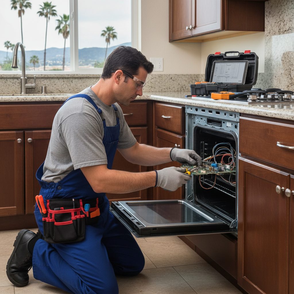 Oven Repair performed by a St. Pete Appliance Repair Pros technician in St. Petersburg, FL